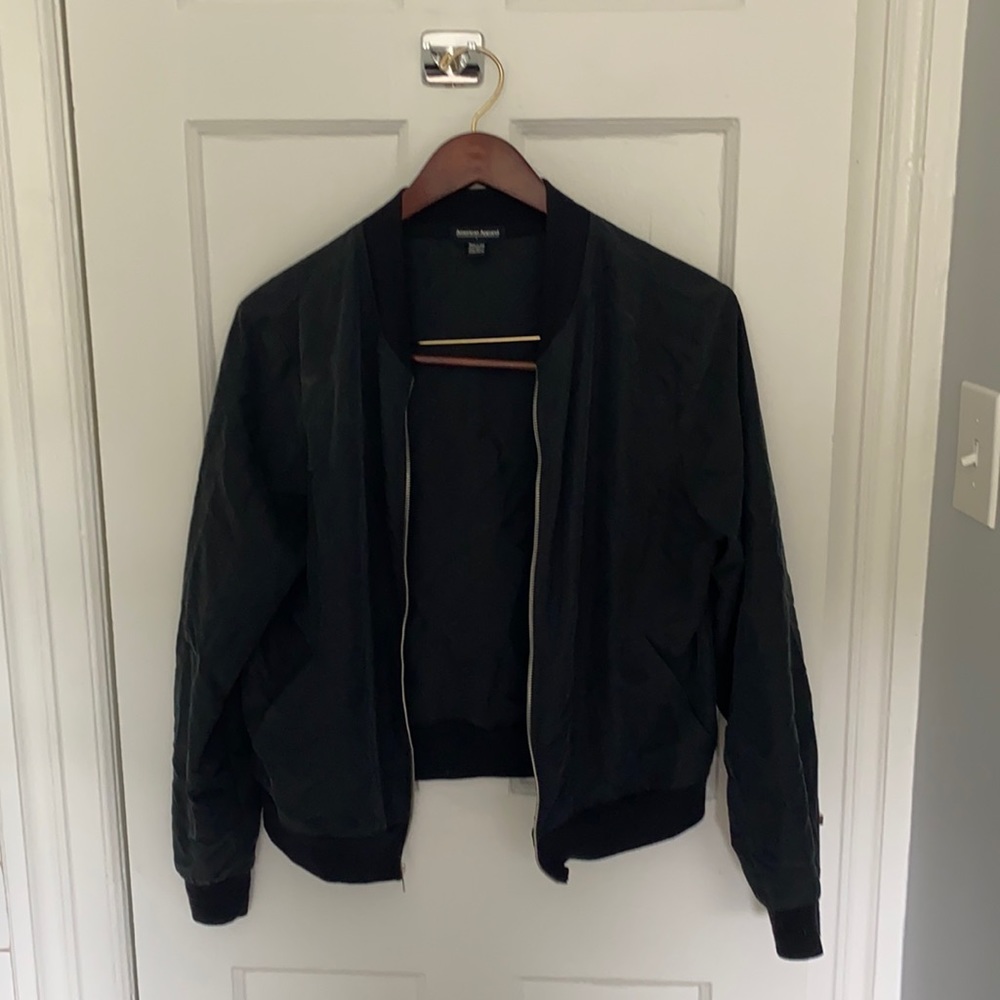 American Apparel Lightweight black bomber jacket